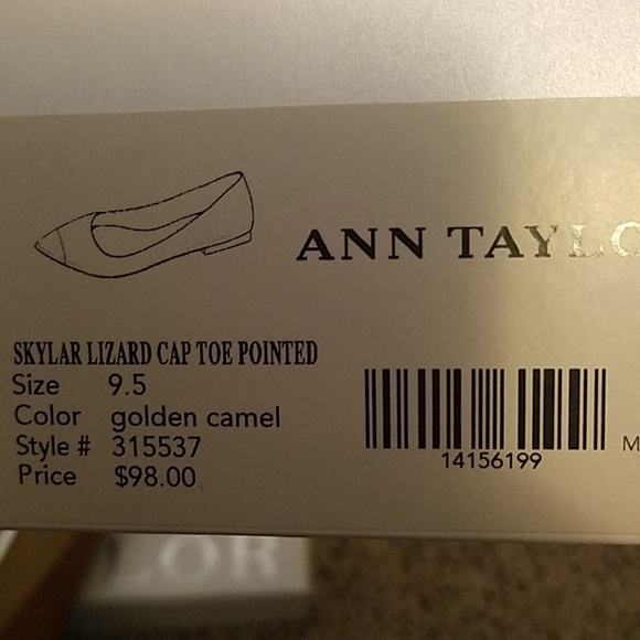 Vince Camuto Ann Taylor leather flats - Picture 3 of 3